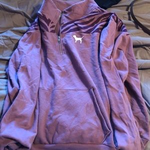 😍😍😍PURPLE QUARTER ZIP FROM PINK😍😍😍